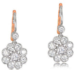 Elegant Three-Stone Drop Earring with Oval Citrine and Baroque Pearl