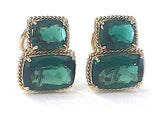 Blue Topaz Emerald Cut Statement ring