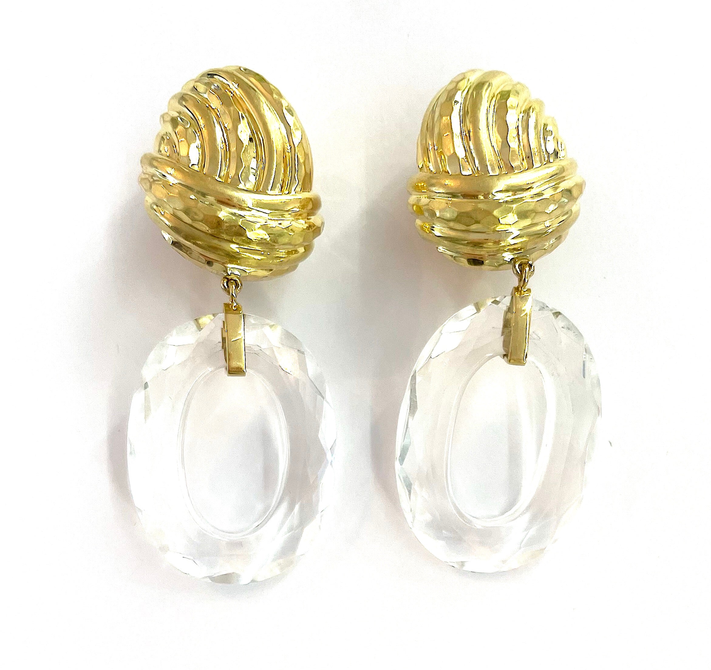 Elegant Gold Creole Earring by David Webb