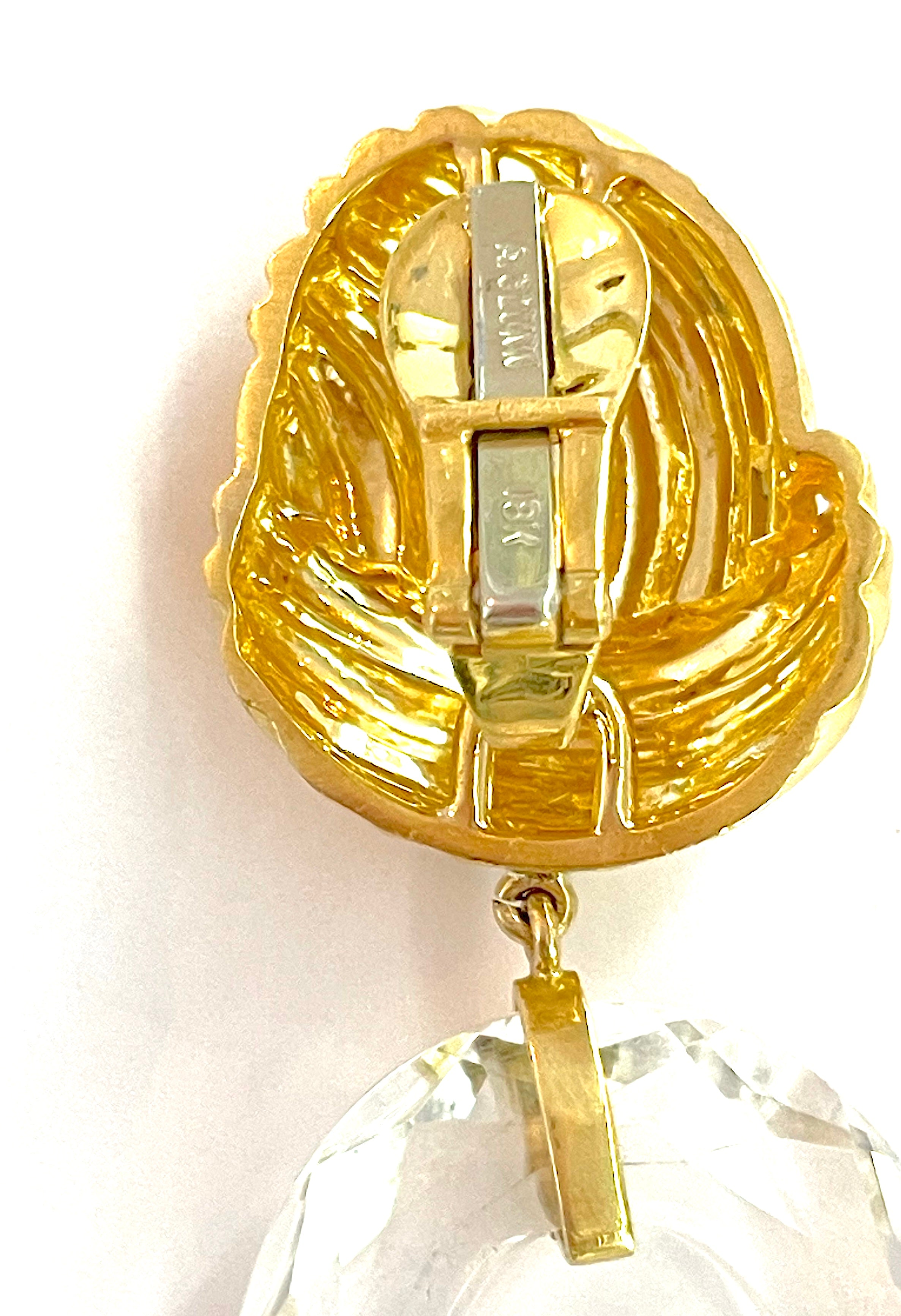 Elegant Gold Creole Earring by David Webb