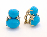 Blue Topaz Emerald Cut Statement ring