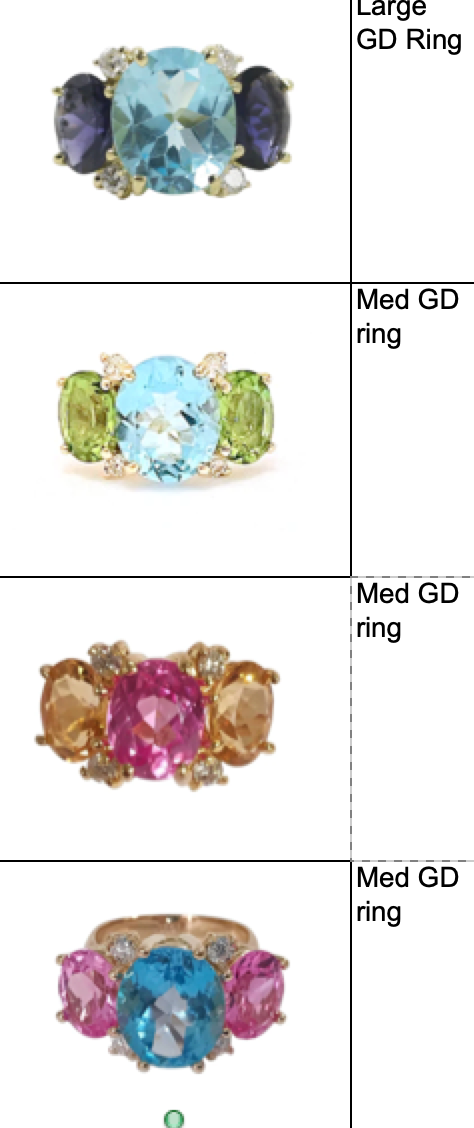 Medium 18kt White Gold GUM DROP™ Ring with Morganite and Amethyst