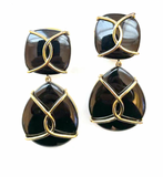 18kt Yellow Gold and Onyx Link Bracelet