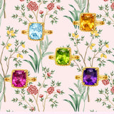 Medium 18kt Yellow Gold GUM DROP™ Two Toned Pink Topaz