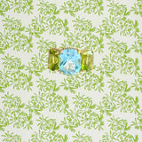 Elegant Single Stone Citrine Ring with Gold Rope Twist Border