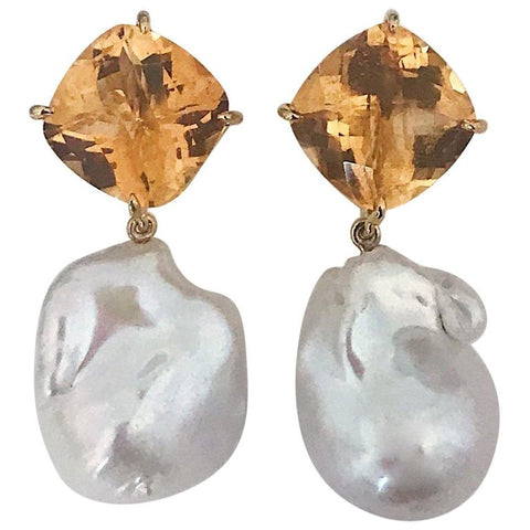 Orange Opal Hammered Stud Earrings|Lavan Jewellery