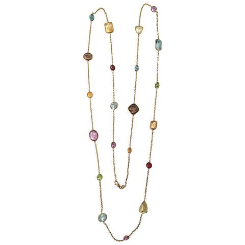Buy Western Semi precious Stone Necklace Set 690147 | Kanhai Jewels