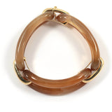 18kt Yellow Gold and Agate Link Bracelet