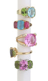 Large GUM DROP™ Ring with Citrine and Amethyst and Diamonds